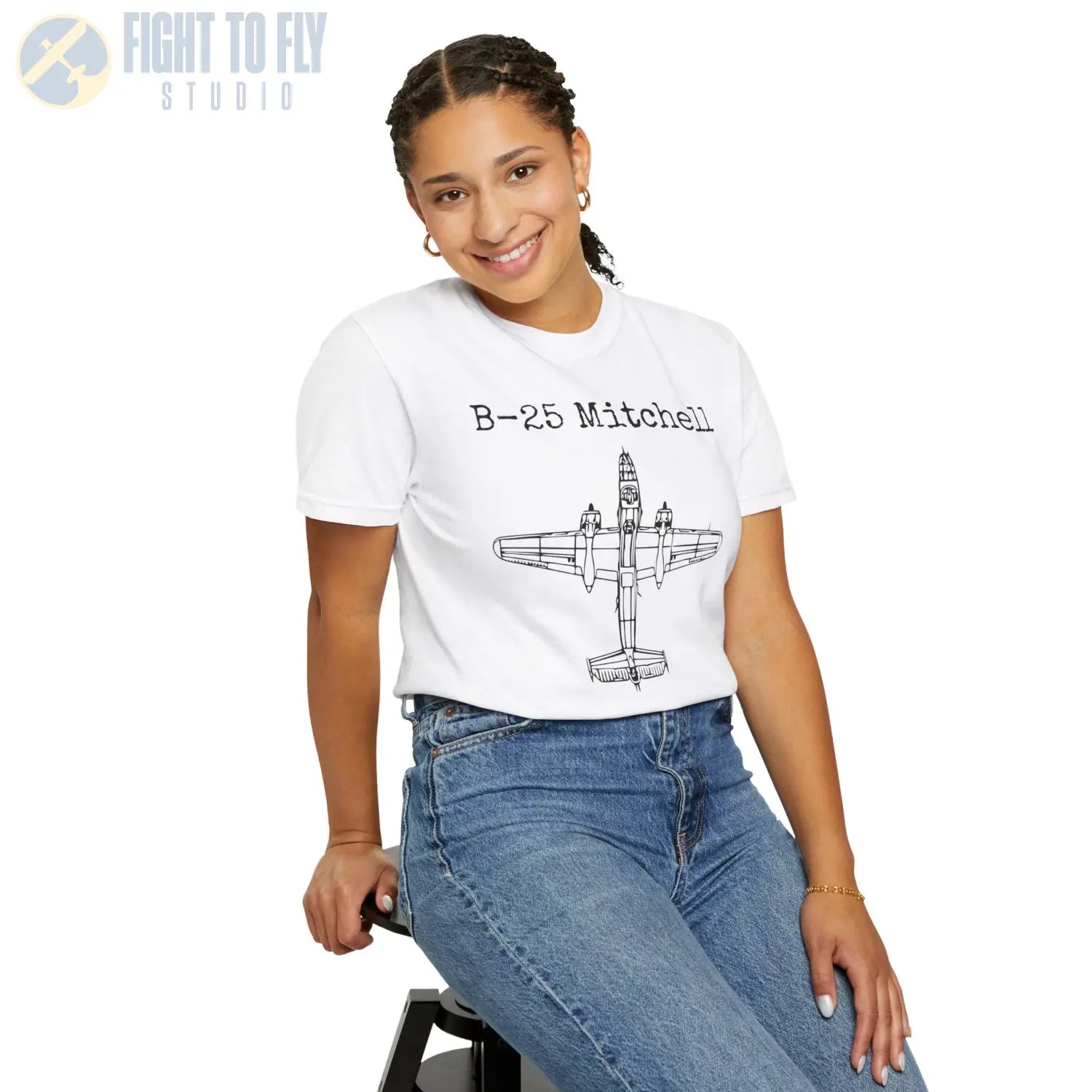 B-25 Mitchell - T-Shirt - Pilot gifts - WWII warbird t-shirt