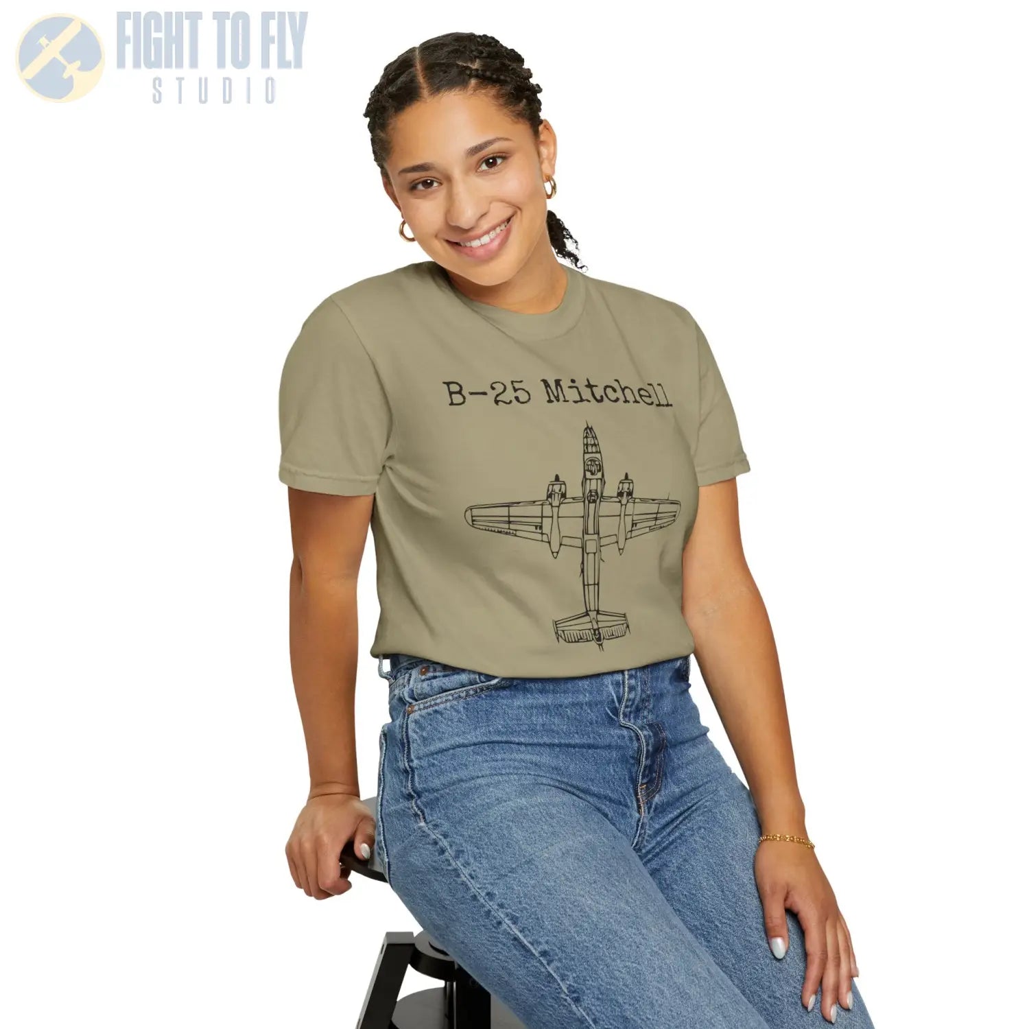 B-25 Mitchell - T-Shirt - Pilot gifts - WWII warbird t-shirt