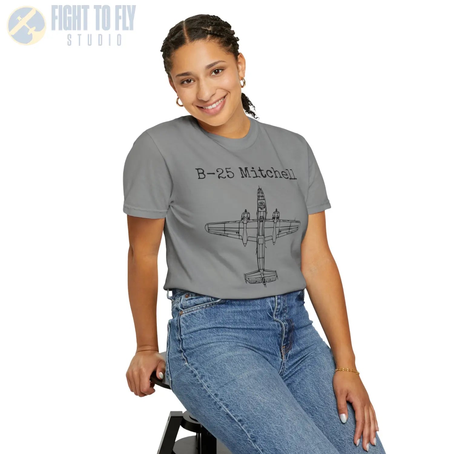 B-25 Mitchell - T-Shirt - Pilot gifts - WWII warbird t-shirt