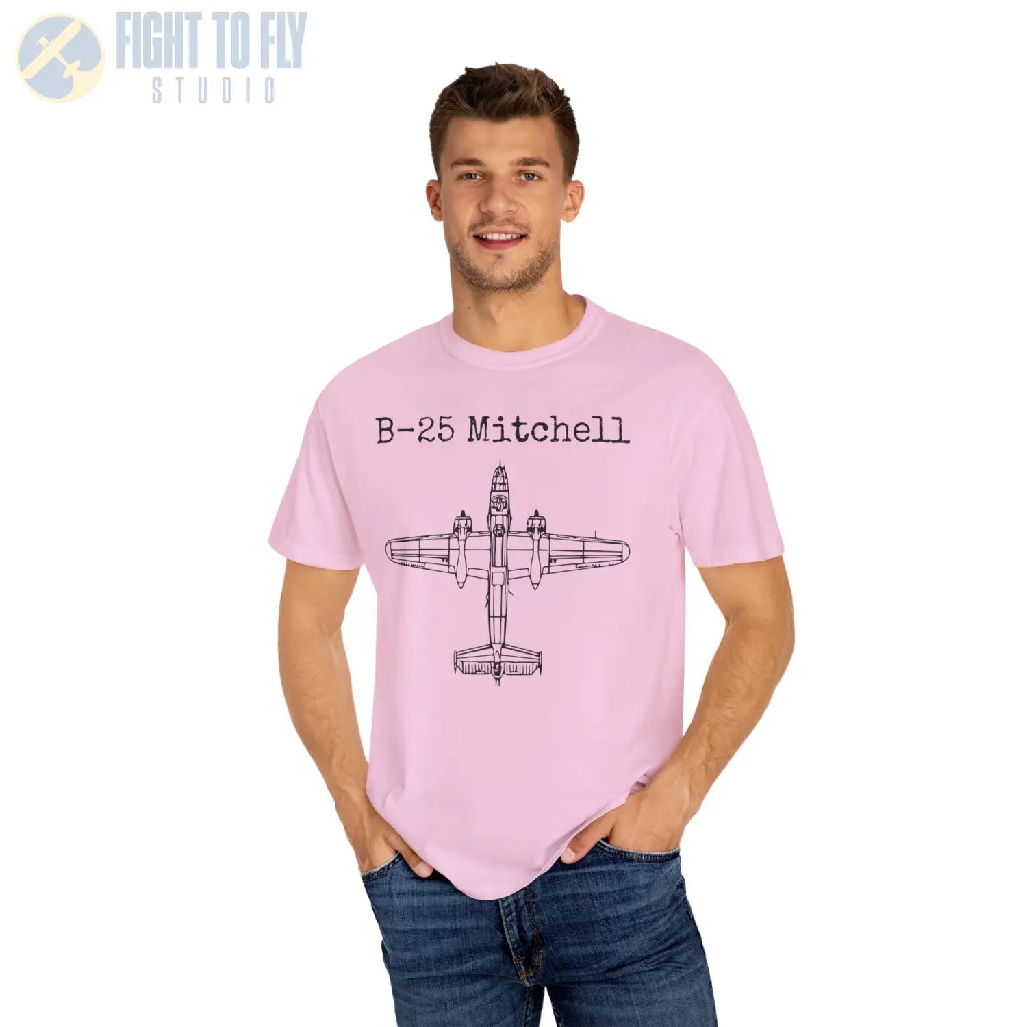B-25 Mitchell - T-Shirt - Pilot gifts - WWII warbird t-shirt