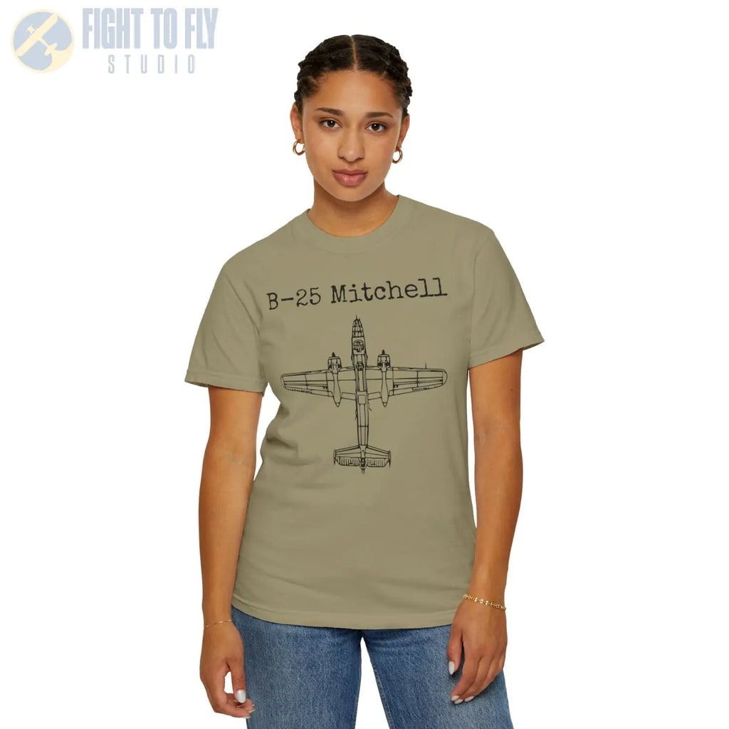 B-25 Mitchell - T-Shirt - Pilot gifts - WWII warbird t-shirt