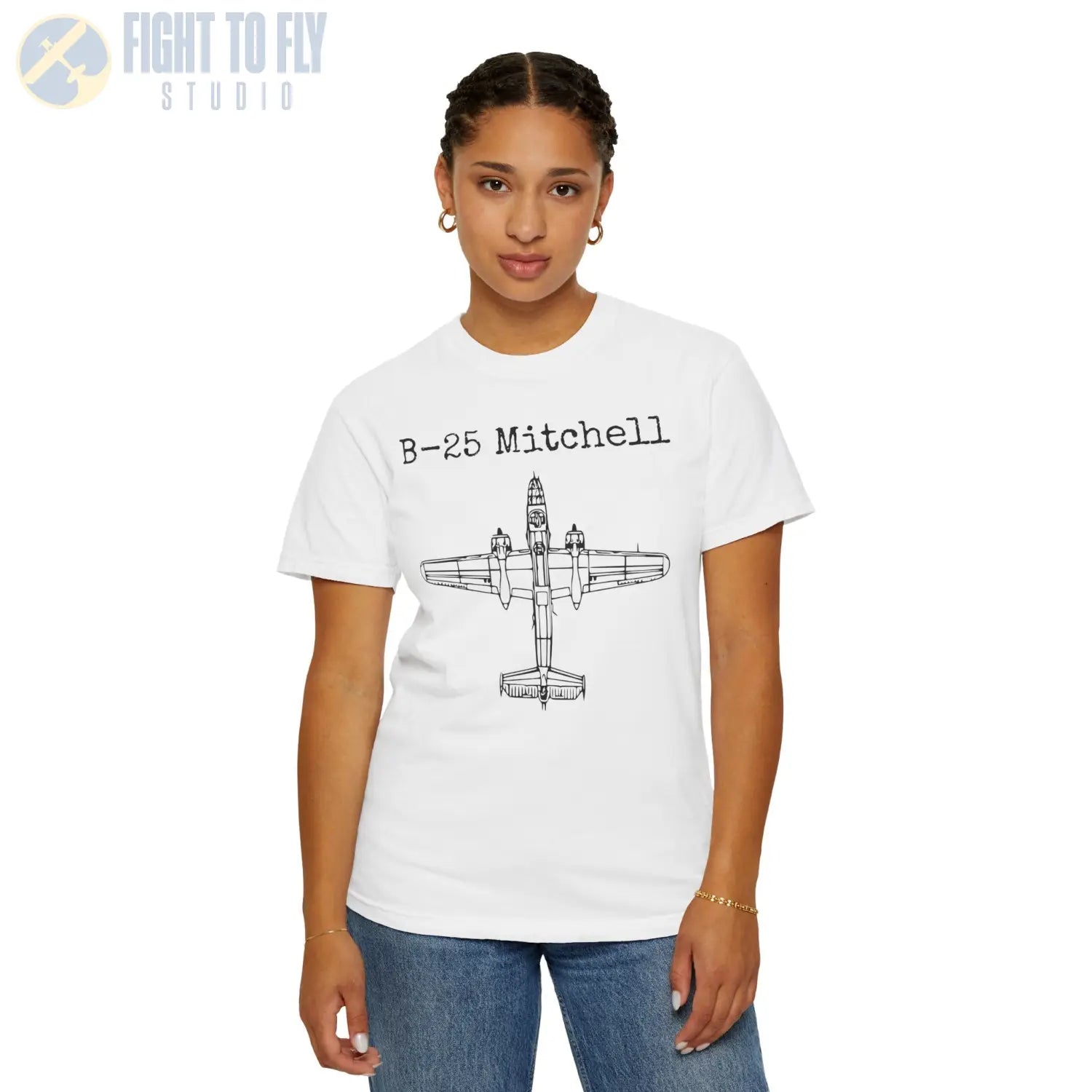 B-25 Mitchell - T-Shirt - Pilot gifts - WWII warbird t-shirt