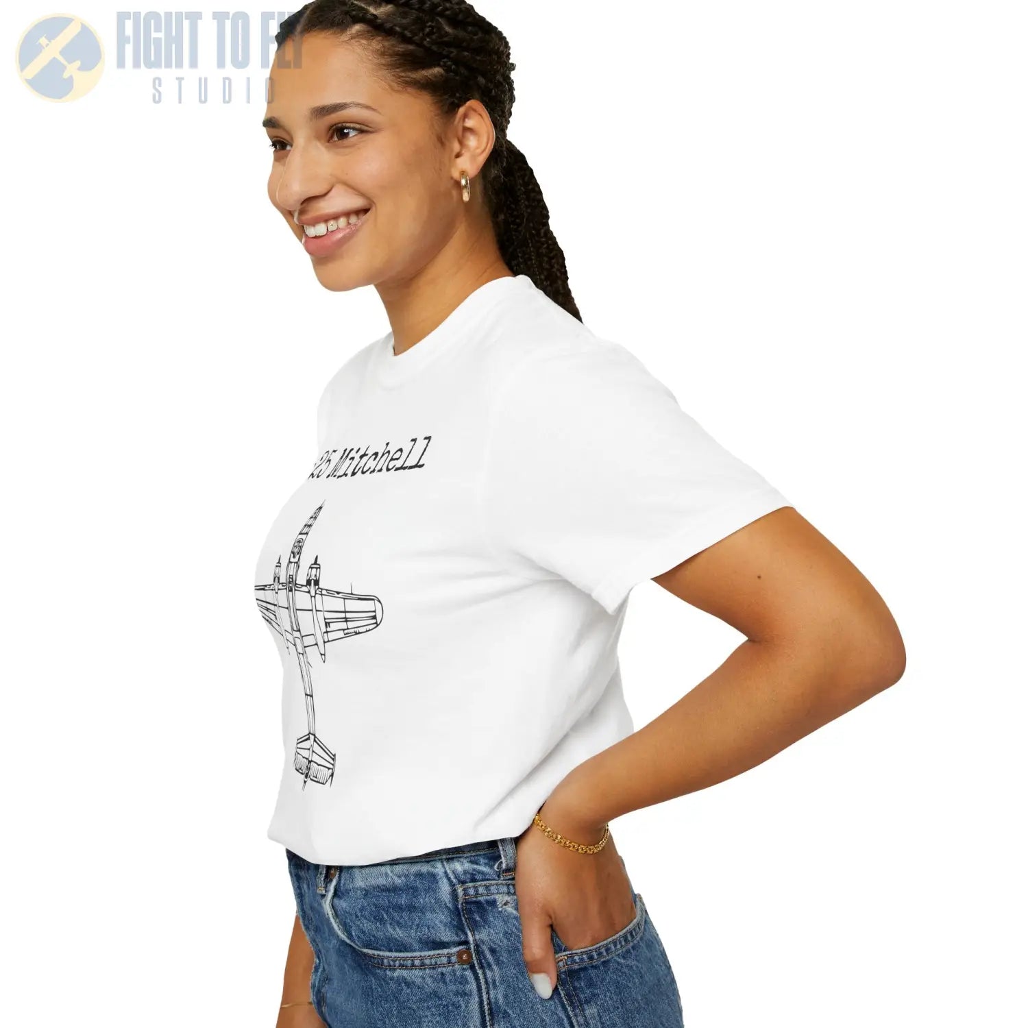 B-25 Mitchell - T-Shirt - Pilot gifts - WWII warbird t-shirt