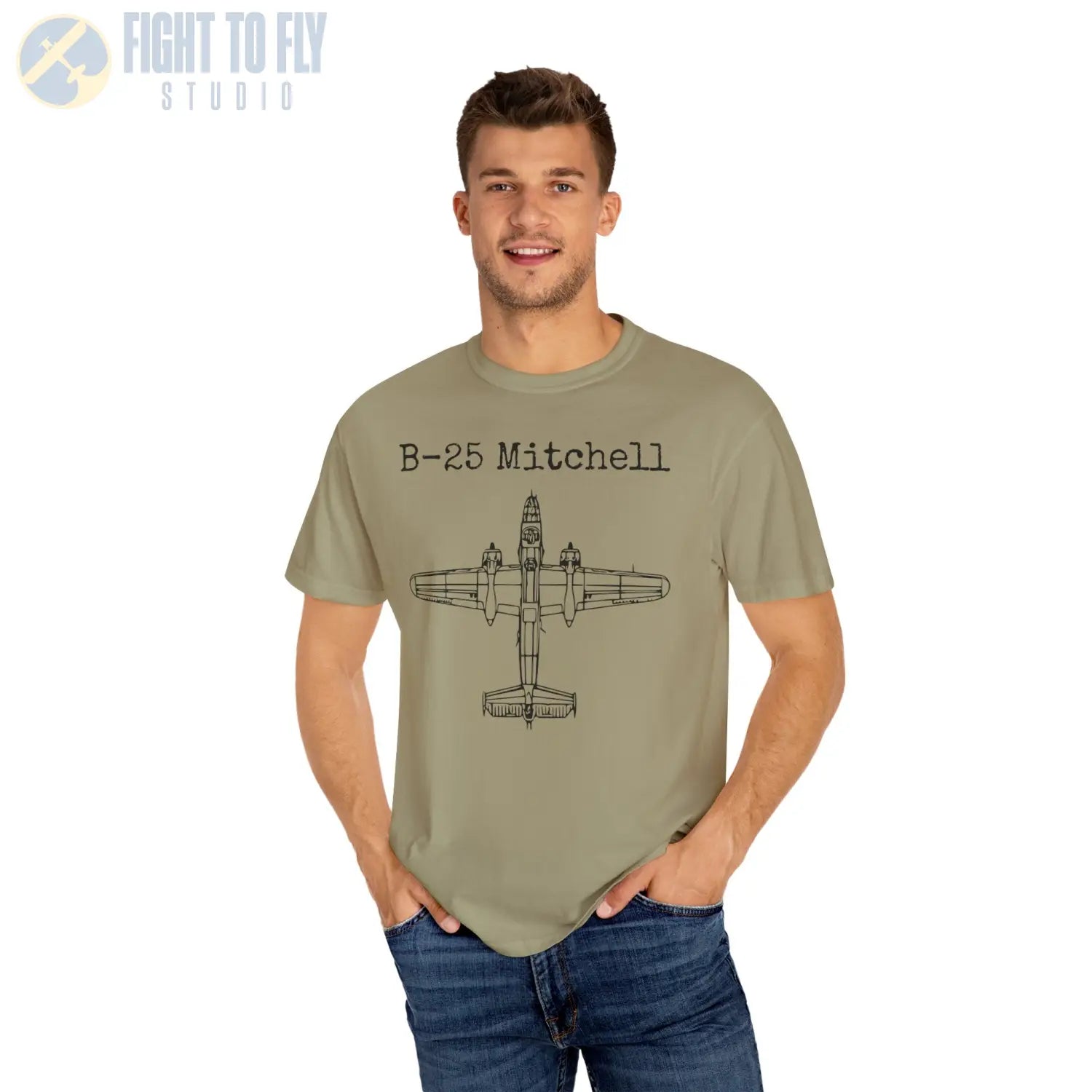 B-25 Mitchell - T-Shirt - Pilot gifts - WWII warbird t-shirt