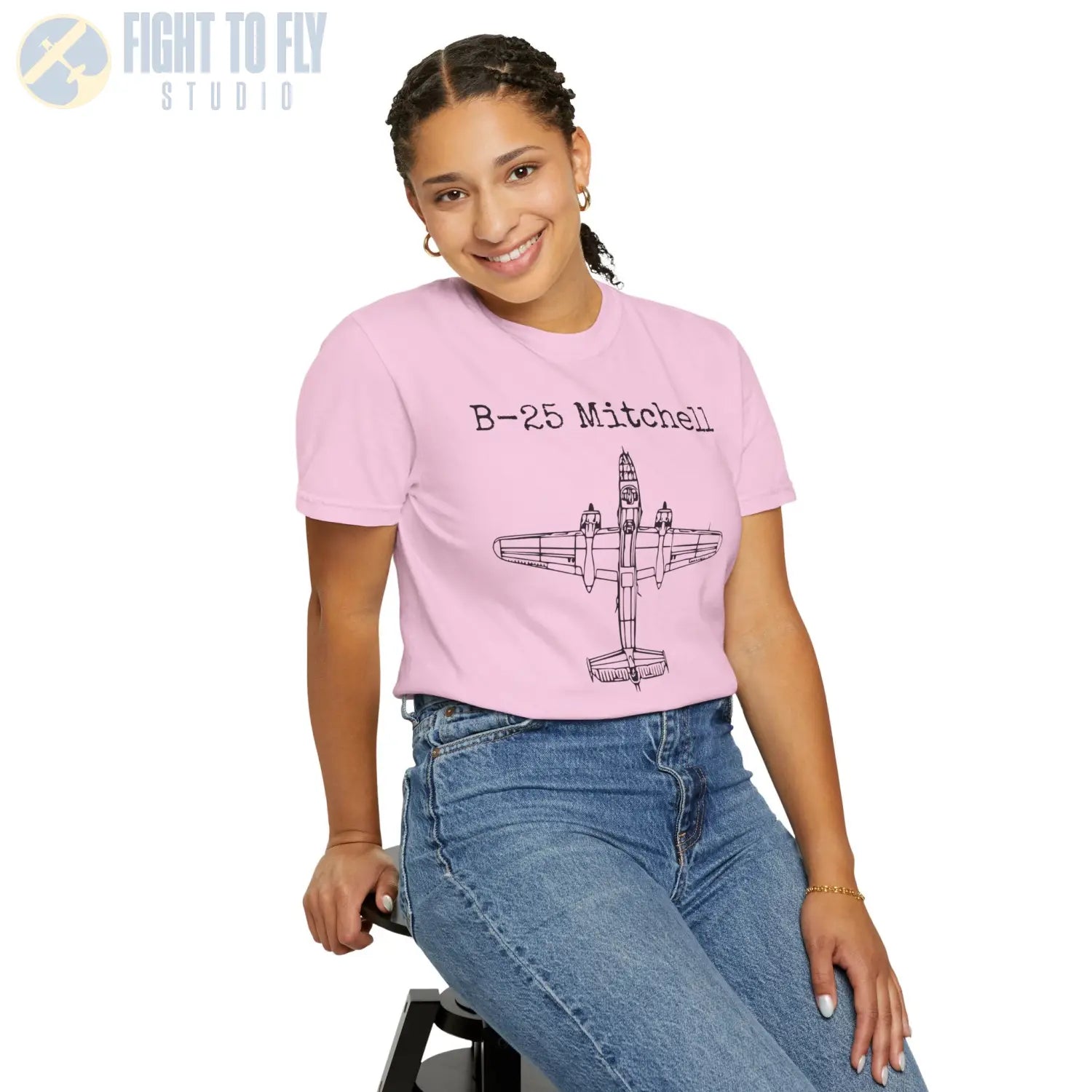 B-25 Mitchell - T-Shirt - Pilot gifts - WWII warbird t-shirt