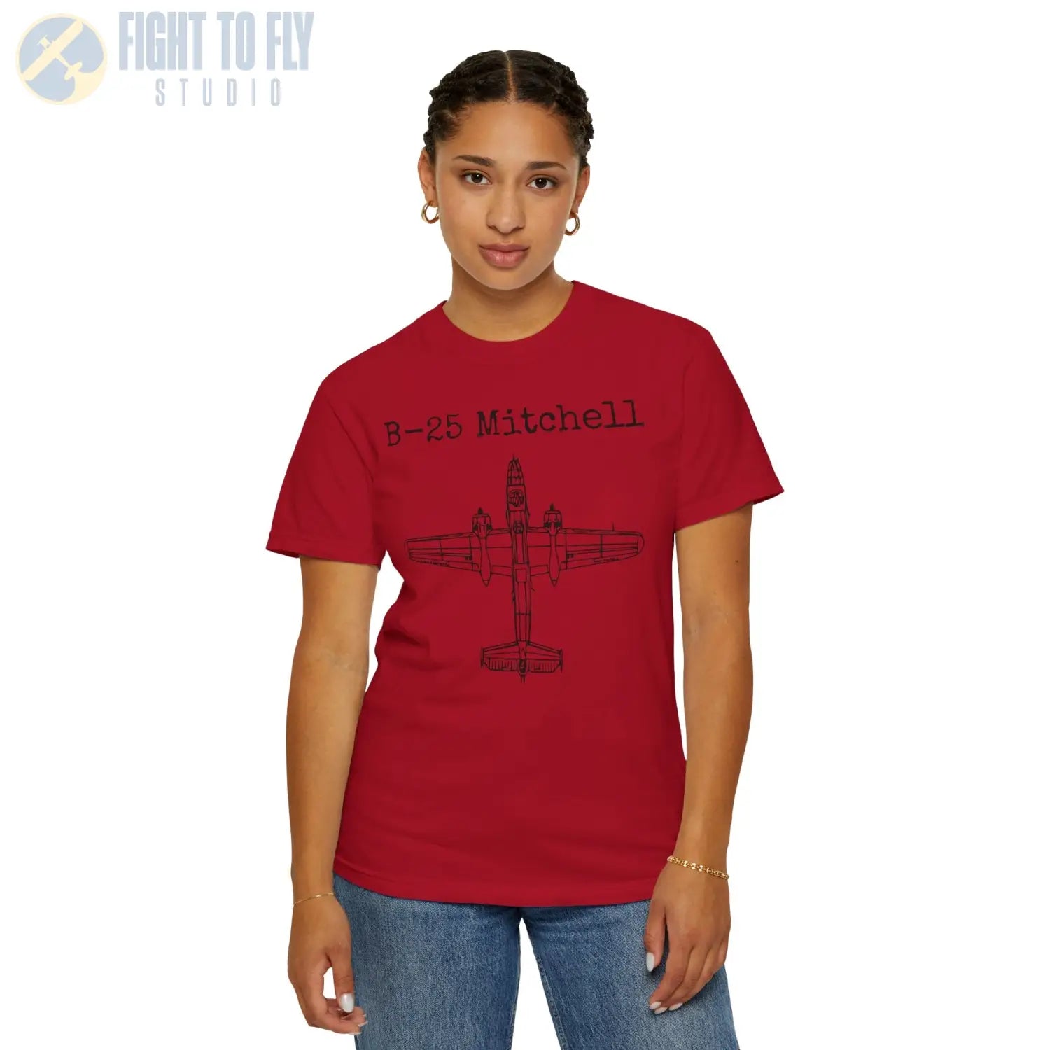 B-25 Mitchell - T-Shirt - Pilot gifts - WWII warbird t-shirt