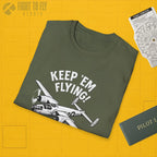 B-25 “Keep ’Em Flying!” - T-Shirt - Pilot gifts - WWII warbird t-shirt