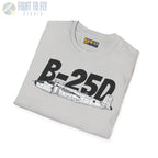 B-25D Mitchell Side Profile T-Shirt - Pilot gifts - WWII warbird t-shirt