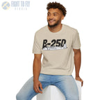 B-25D Mitchell Side Profile T-Shirt - Pilot gifts - WWII warbird t-shirt