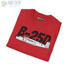 B-25D Mitchell Side Profile T-Shirt - Pilot gifts - WWII warbird t-shirt