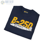 B-25D Mitchell Side Profile T-Shirt - Pilot gifts - WWII warbird t-shirt
