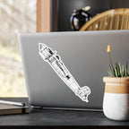 B-25H Mitchell Kiss-Cut Vinyl Decal - Paper products - Pilot gifts - WWII warbird t-shirt