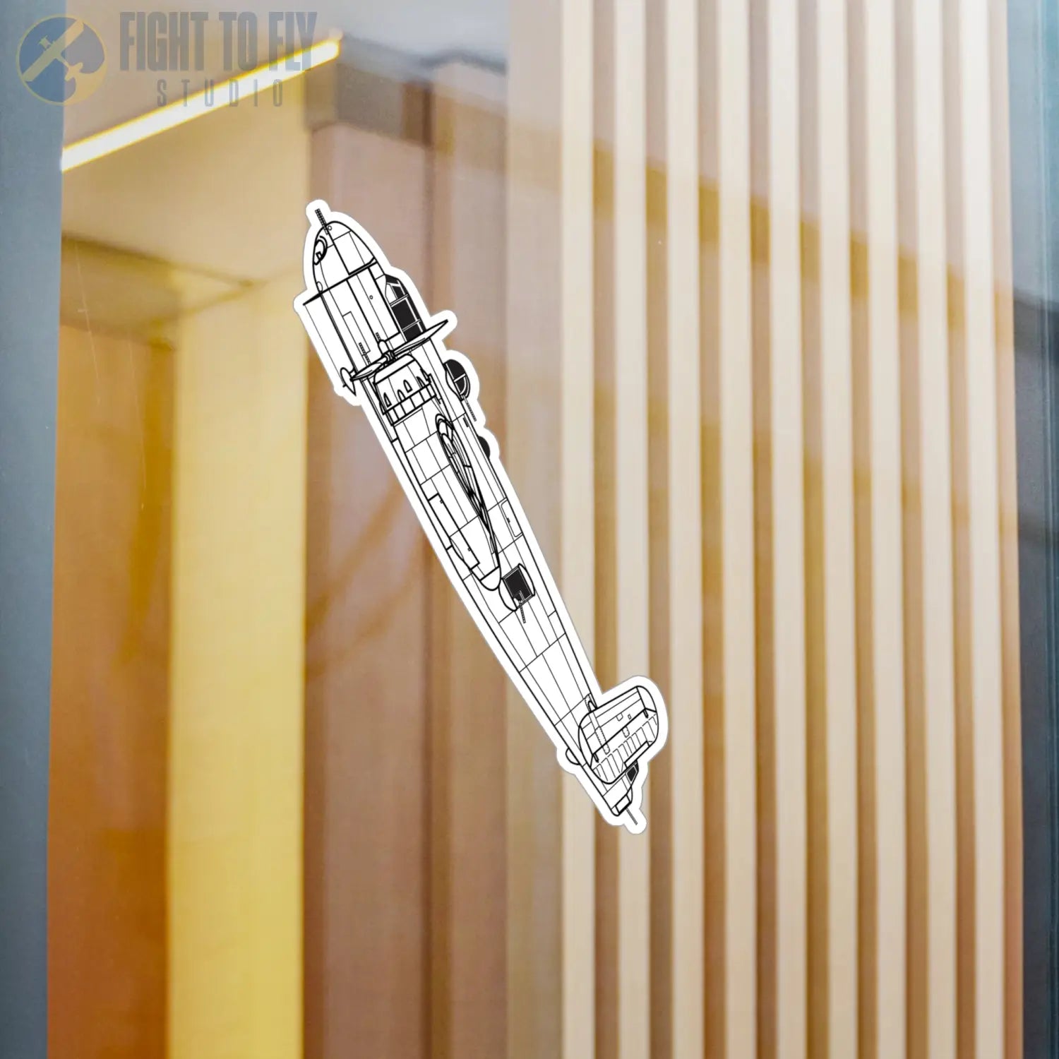 B-25H Mitchell Kiss-Cut Vinyl Decal - Paper products - Pilot gifts - WWII warbird t-shirt