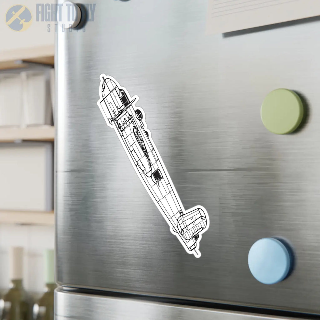 B-25H Mitchell Kiss-Cut Vinyl Decal - Paper products - Pilot gifts - WWII warbird t-shirt