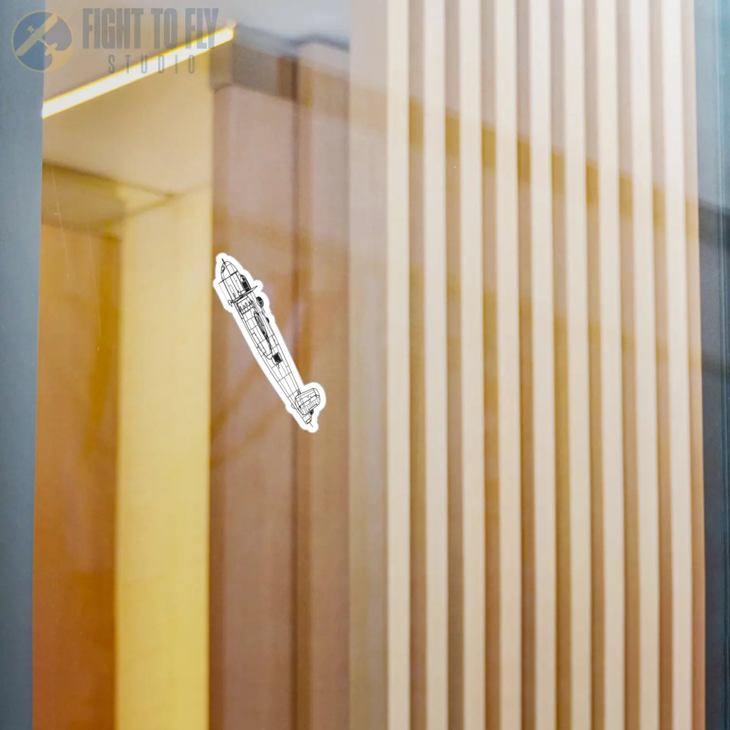 B-25H Mitchell Kiss-Cut Vinyl Decal - Paper products - Pilot gifts - WWII warbird t-shirt