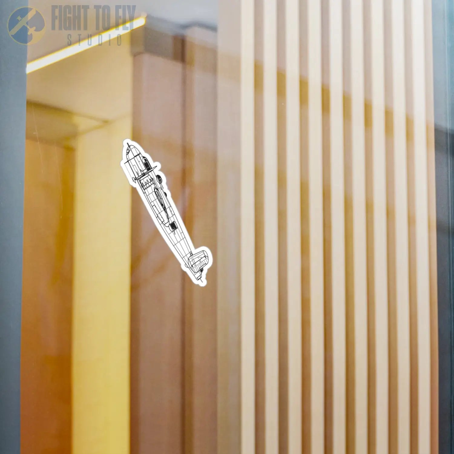 B-25H Mitchell Kiss-Cut Vinyl Decal - Paper products - Pilot gifts - WWII warbird t-shirt