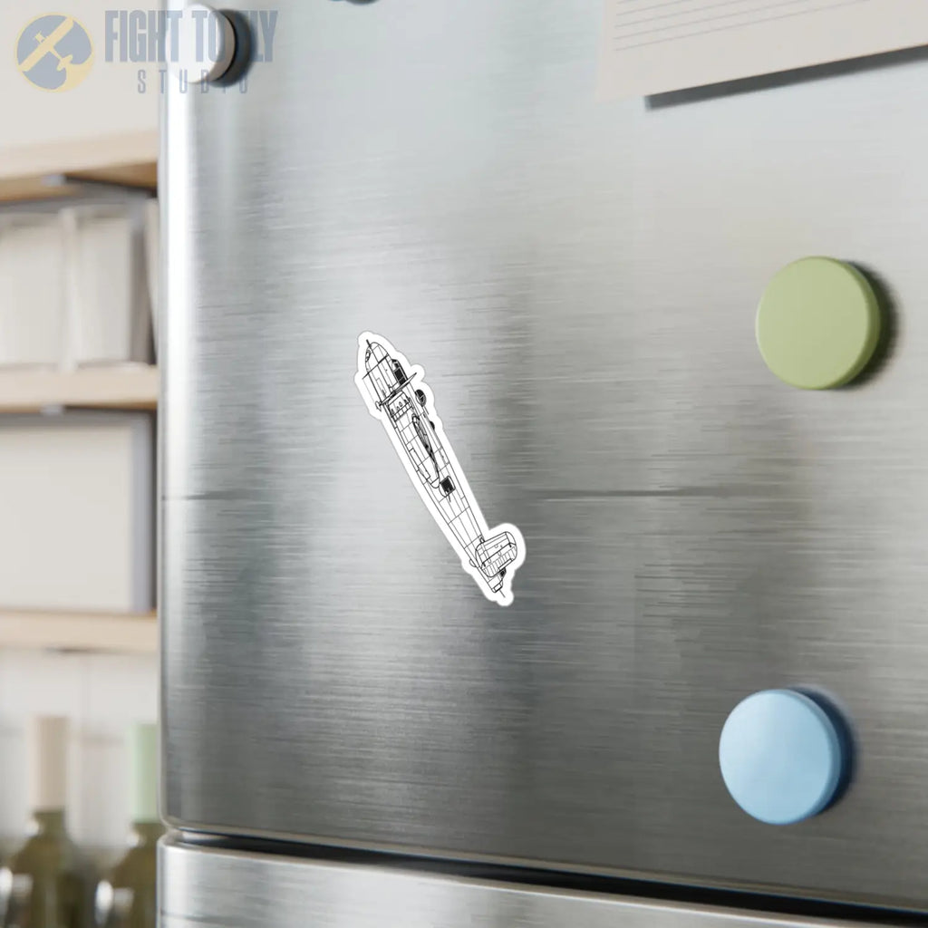 B-25H Mitchell Kiss-Cut Vinyl Decal - Paper products - Pilot gifts - WWII warbird t-shirt