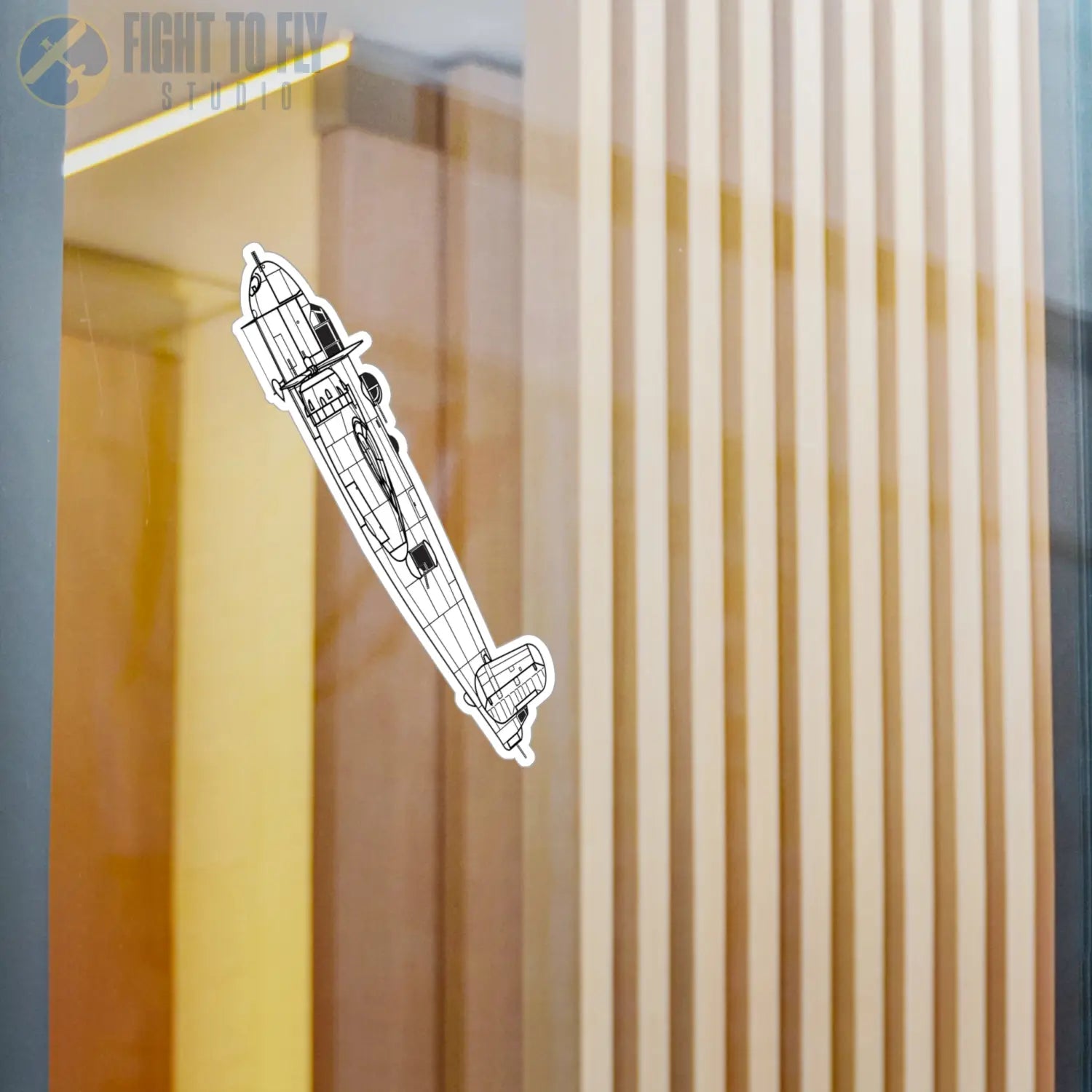 B-25H Mitchell Kiss-Cut Vinyl Decal - Paper products - Pilot gifts - WWII warbird t-shirt