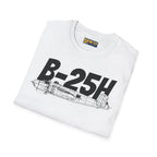 B-25H Mitchell Side Profile T-Shirt - Pilot gifts - WWII warbird t-shirt