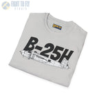 B-25H Mitchell Side Profile T-Shirt - Pilot gifts - WWII warbird t-shirt