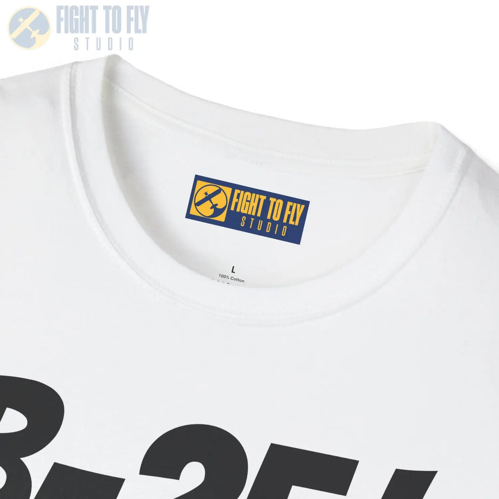 B-25J (8-Gun Nose) Mitchell Side Profile T-Shirt - Pilot gifts - WWII warbird t-shirt