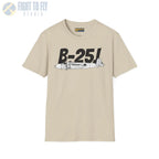 B-25J (8-Gun Nose) Mitchell Side Profile T-Shirt - Pilot gifts - WWII warbird t-shirt
