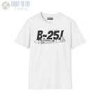 B-25J (8-Gun Nose) Mitchell Side Profile T-Shirt - Pilot gifts - WWII warbird t-shirt