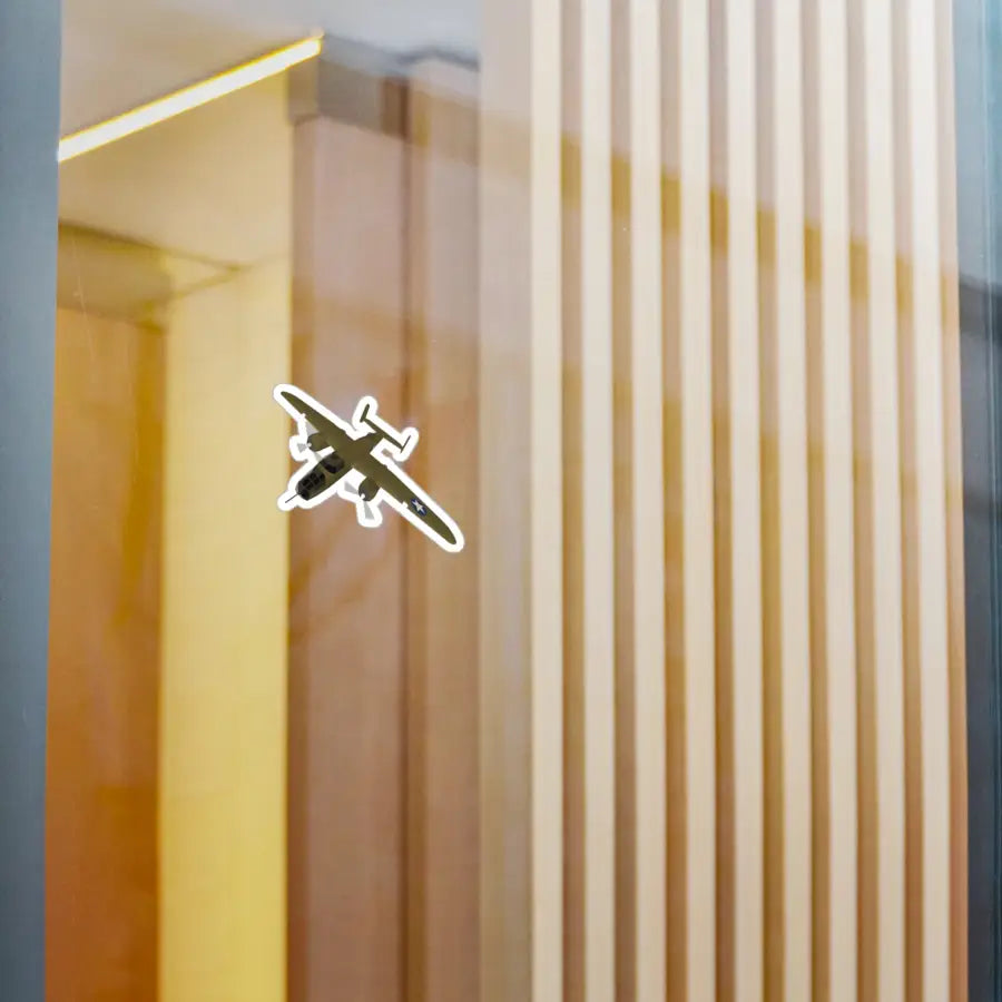 B-25J Mitchell Kiss-Cut Vinyl Decals - Paper products - Pilot gifts - WWII warbird t-shirt