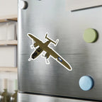 B-25J Mitchell Kiss-Cut Vinyl Decals - Paper products - Pilot gifts - WWII warbird t-shirt