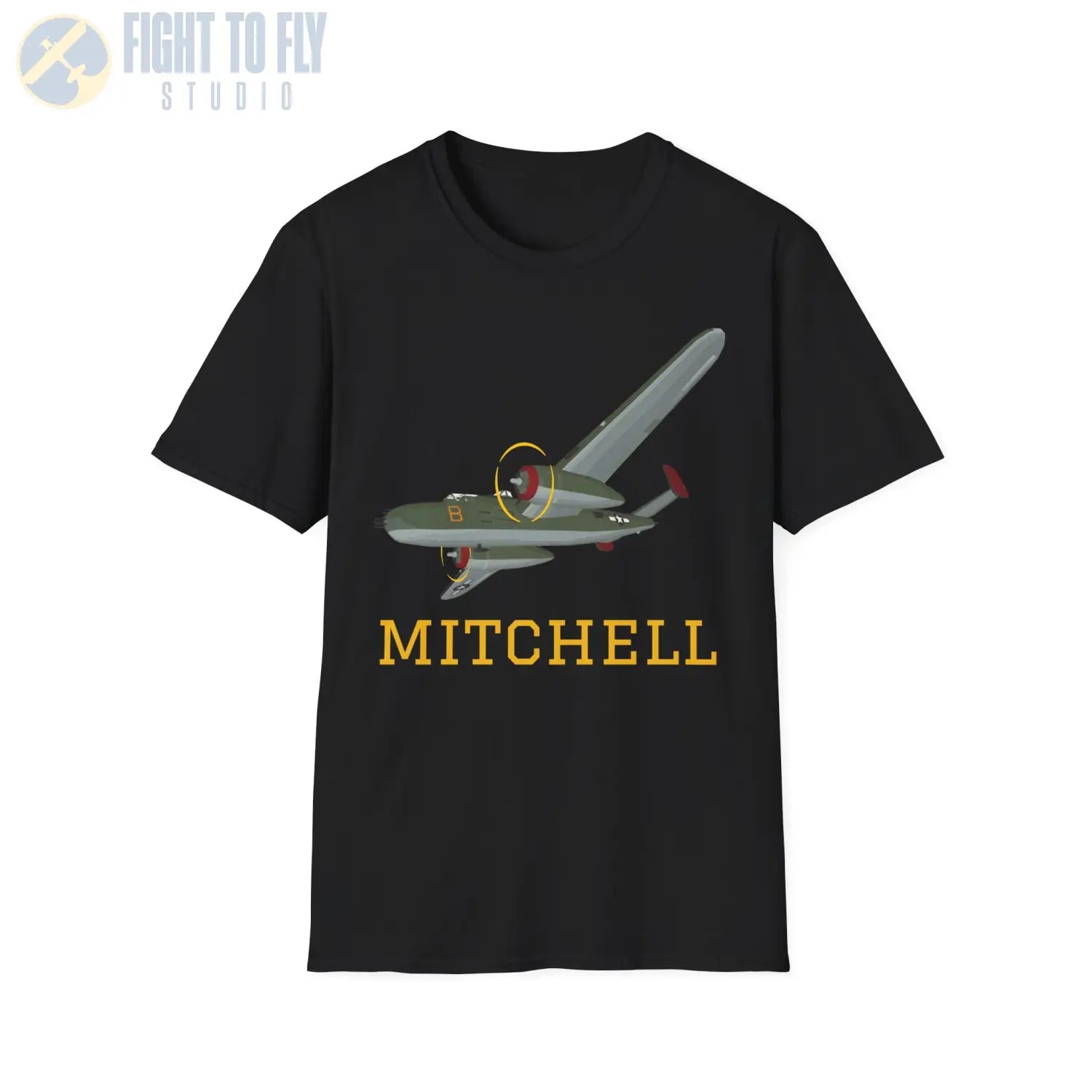 B-25J Mitchell Premium T-Shirt - Pilot gifts - WWII warbird t-shirt
