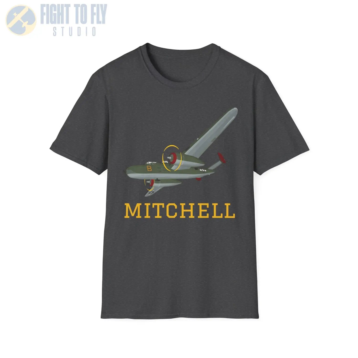 B-25J Mitchell Premium T-Shirt - Pilot gifts - WWII warbird t-shirt