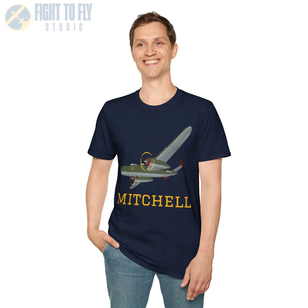 B-25J Mitchell Premium T-Shirt - Pilot gifts - WWII warbird t-shirt