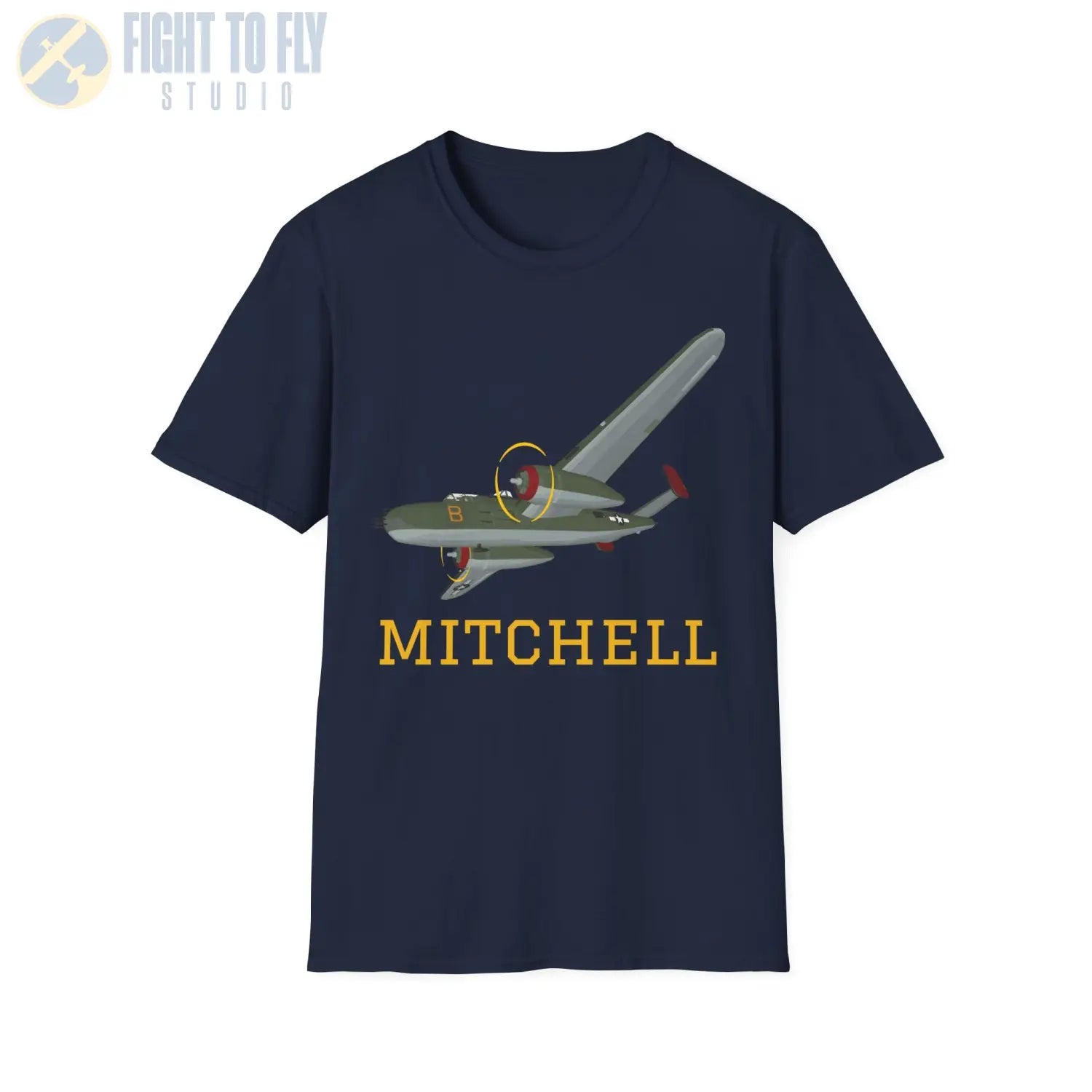 B-25J Mitchell Premium T-Shirt - Pilot gifts - WWII warbird t-shirt