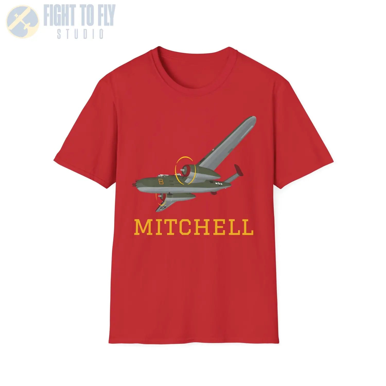 B-25J Mitchell Premium T-Shirt - Pilot gifts - WWII warbird t-shirt