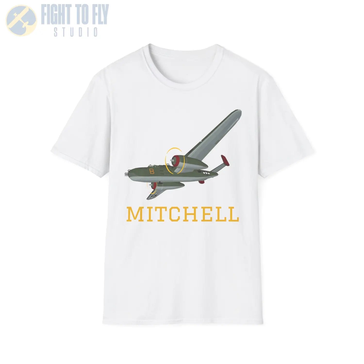 B-25J Mitchell Premium T-Shirt - Pilot gifts - WWII warbird t-shirt