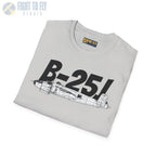 B-25J Mitchell Side Profile T-Shirt - Pilot gifts - WWII warbird t-shirt