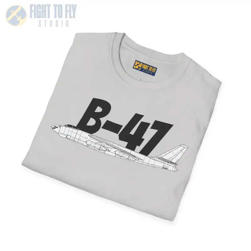 B 47 Side Profile T Shirt – Jet Powered Bomber Tee Pilot gifts WWII warbird t shirt