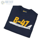 B-47 Stratojet Side Profile T-Shirt - Pilot gifts - WWII warbird t-shirt