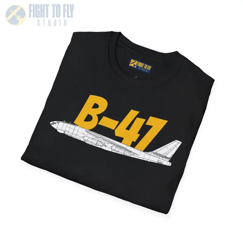B 47 Side Profile T Shirt – Jet Powered Bomber Tee Pilot gifts WWII warbird t shirt