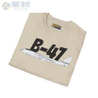 B-47 Stratojet Side Profile T-Shirt - Pilot gifts - WWII warbird t-shirt