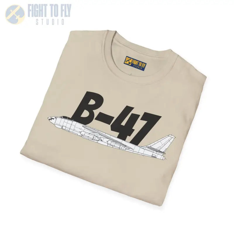 B 47 Side Profile T Shirt – Jet Powered Bomber Tee Pilot gifts WWII warbird t shirt