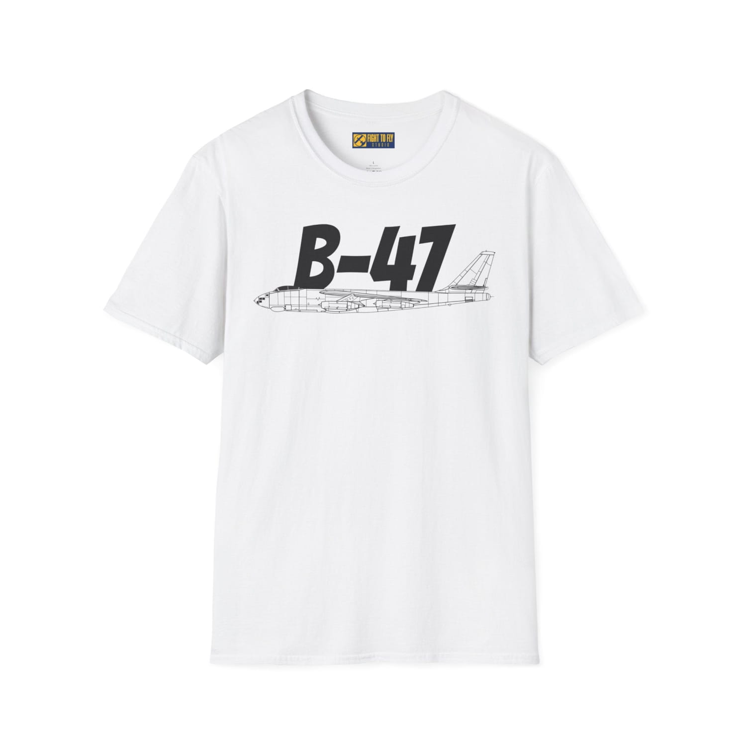 B-47 Side Profile T-Shirt – Jet-Powered Bomber Tee