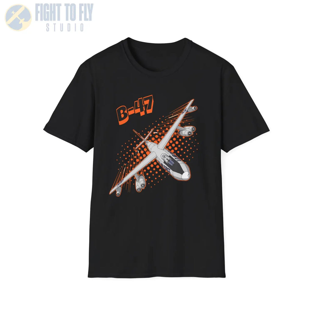 B-47 Stratojet Comic Style T-Shirt - Pilot gifts - WWII warbird t-shirt
