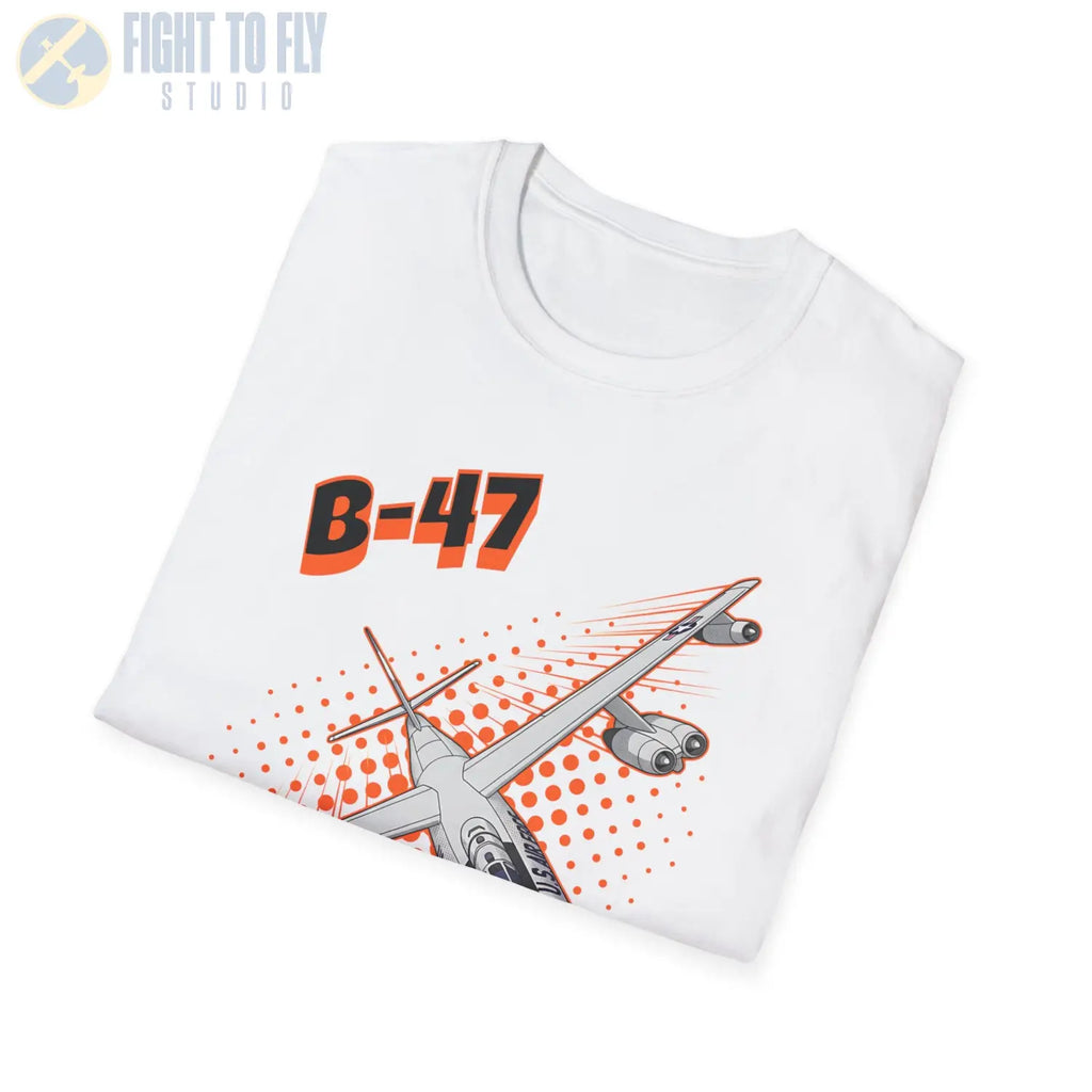 B-47 Stratojet Comic Style T-Shirt - Pilot gifts - WWII warbird t-shirt