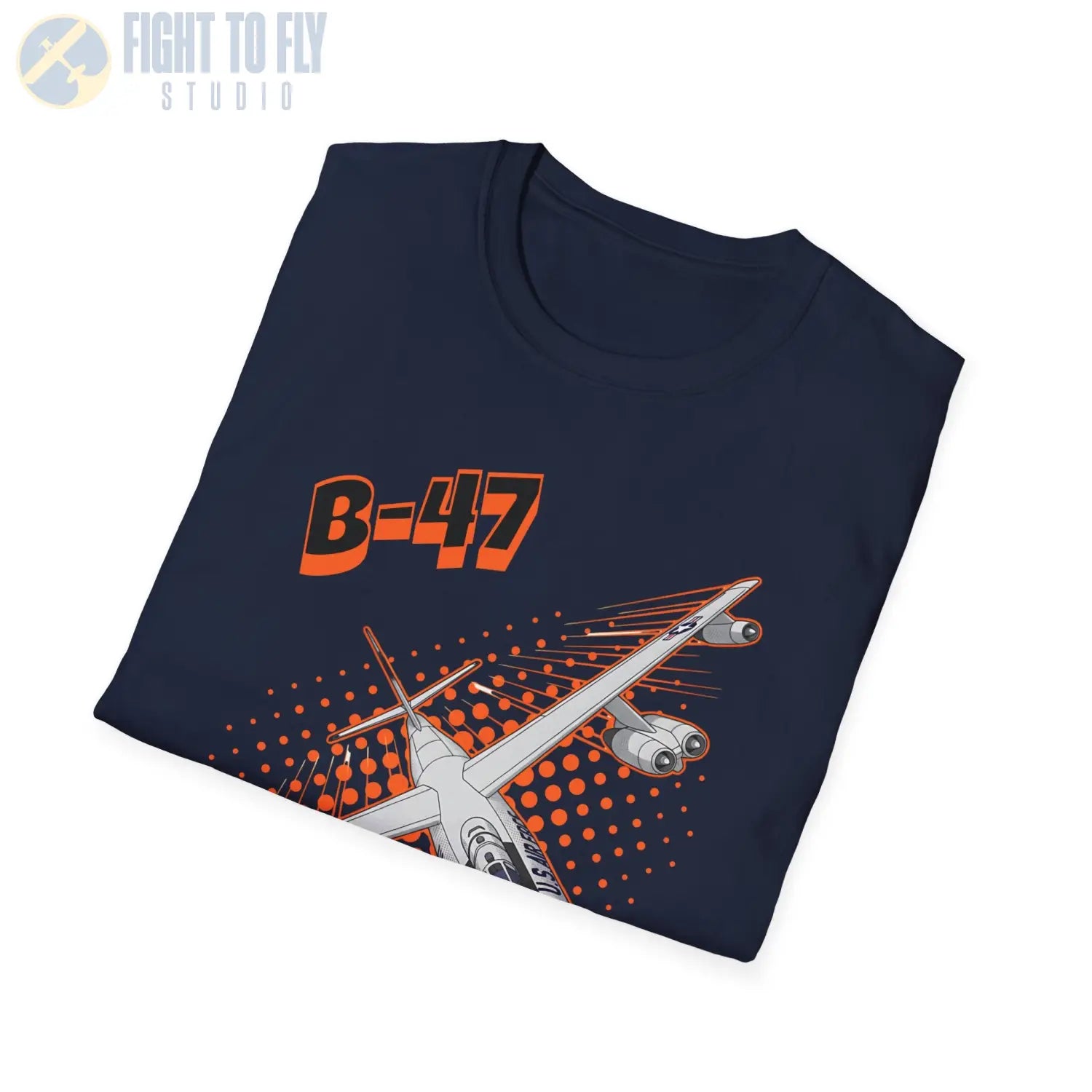 B-47 Stratojet Comic Style T-Shirt - Pilot gifts - WWII warbird t-shirt