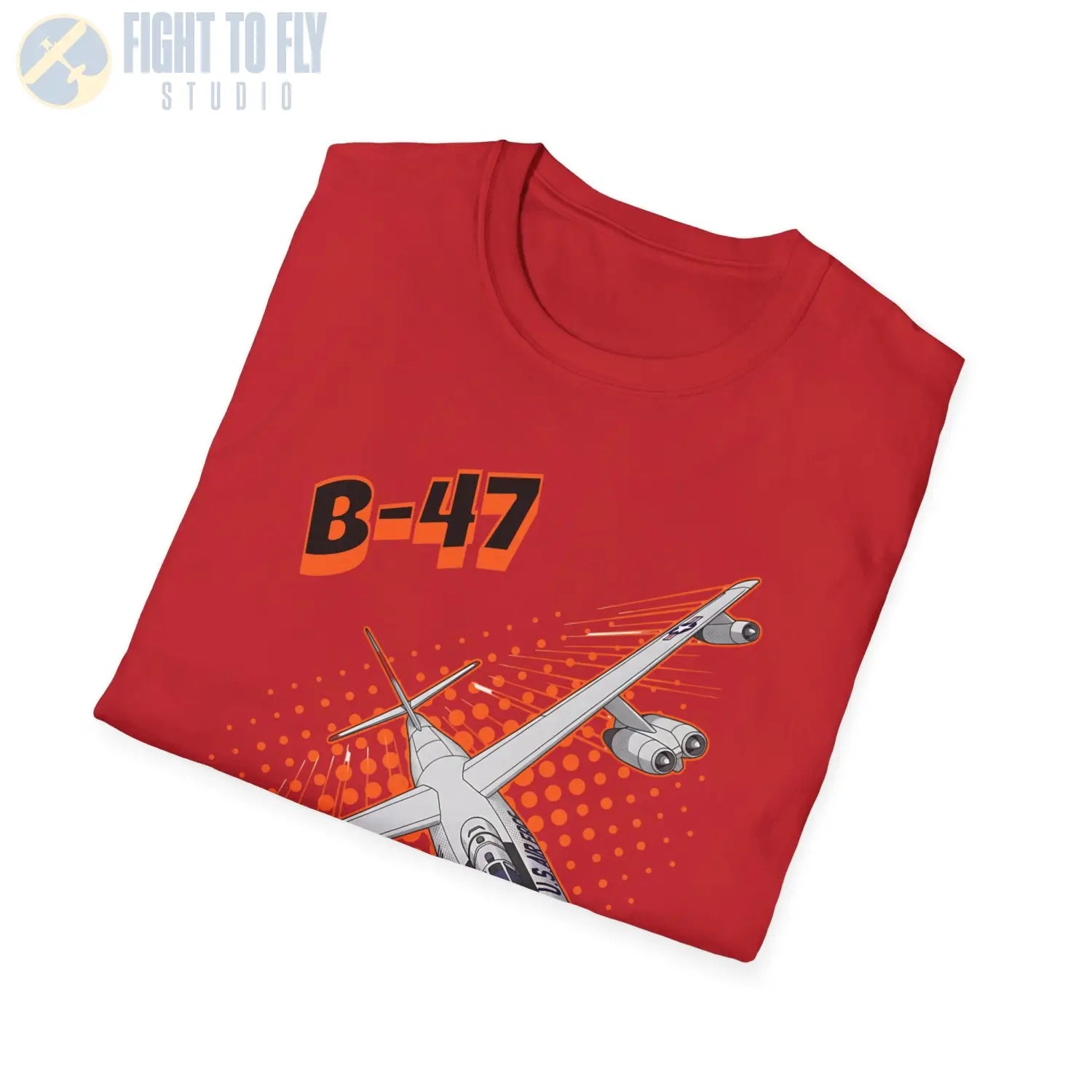 B-47 Stratojet Comic Style T-Shirt - Pilot gifts - WWII warbird t-shirt