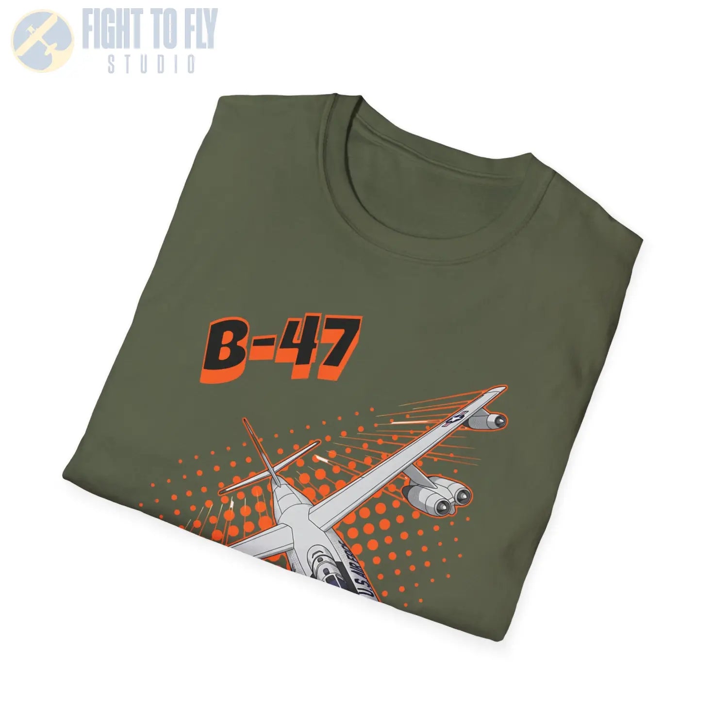 B-47 Stratojet Comic Style T-Shirt - Pilot gifts - WWII warbird t-shirt