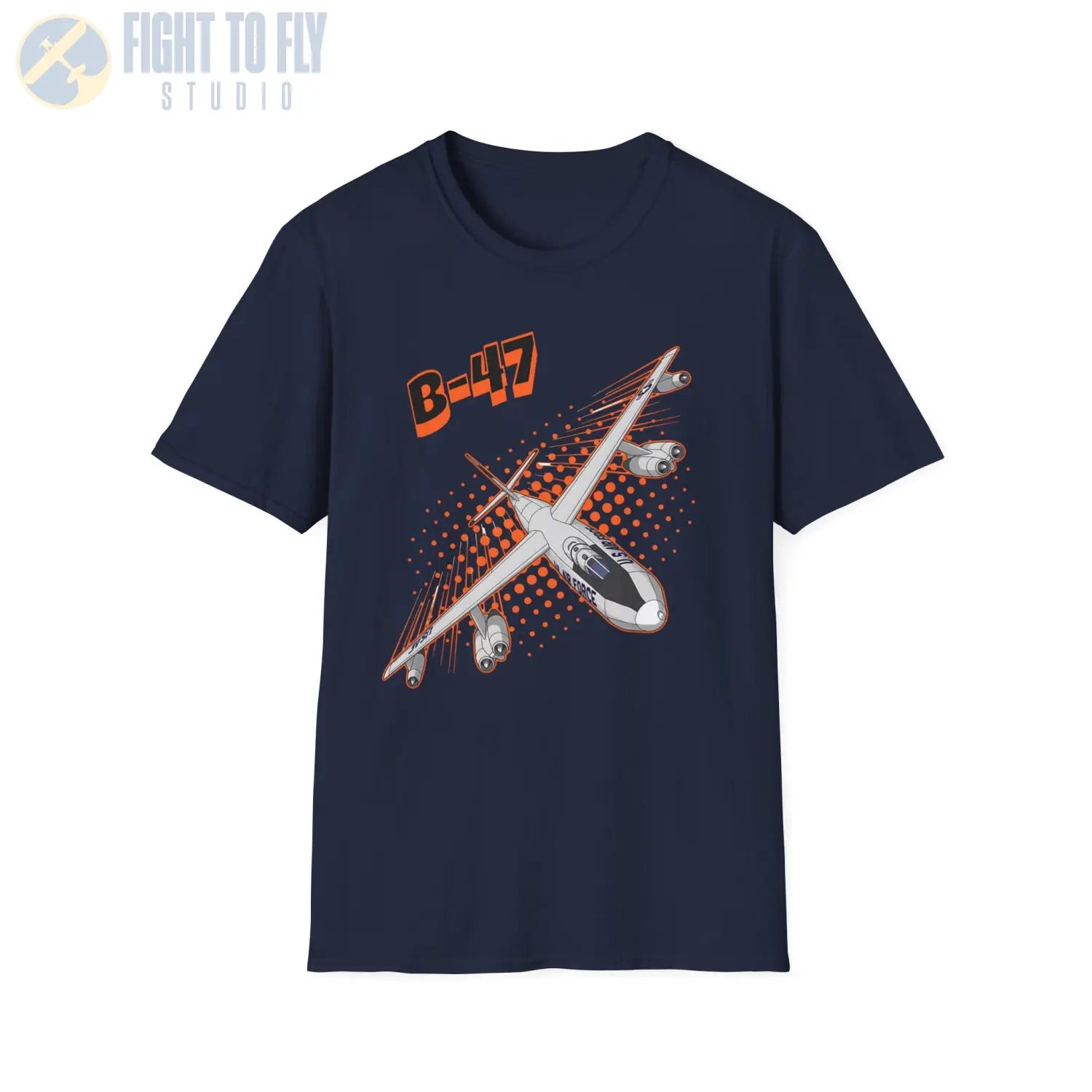 B-47 Stratojet Comic Style T-Shirt - Pilot gifts - WWII warbird t-shirt