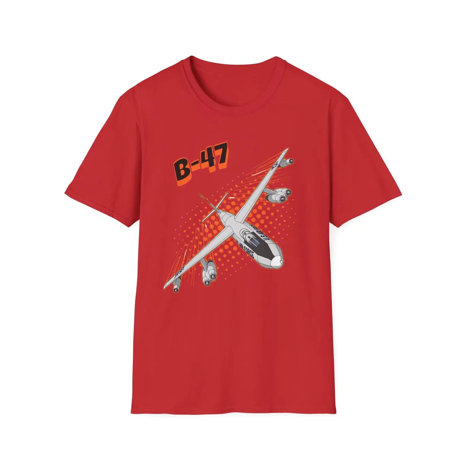 B-47 Stratojet Comic Style T-Shirt - Pilot gifts - WWII warbird t-shirt