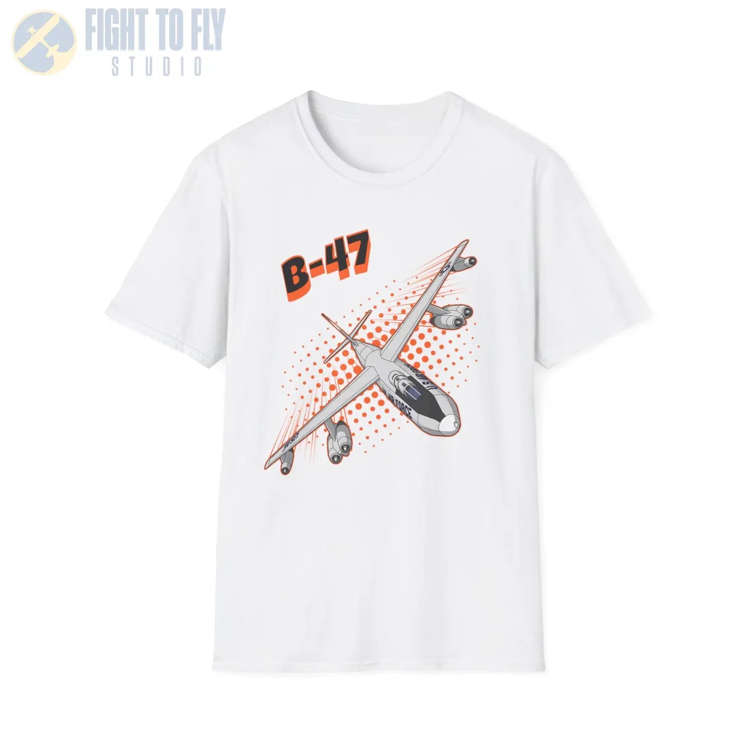 B-47 Stratojet Comic Style T-Shirt - Pilot gifts - WWII warbird t-shirt